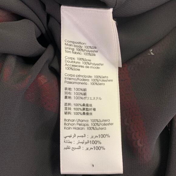 3.1 PHILLIP LIM Size S Red Burgundy Silk Stripe Tank Shift Dress - Picture 5 of 6